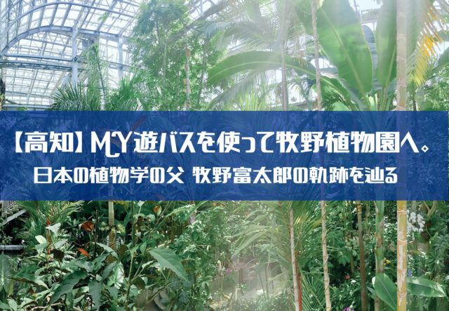 ｍｙ遊バスを使って牧野植物園へ 日本の植物学の父牧野富太郎の軌跡 を辿る